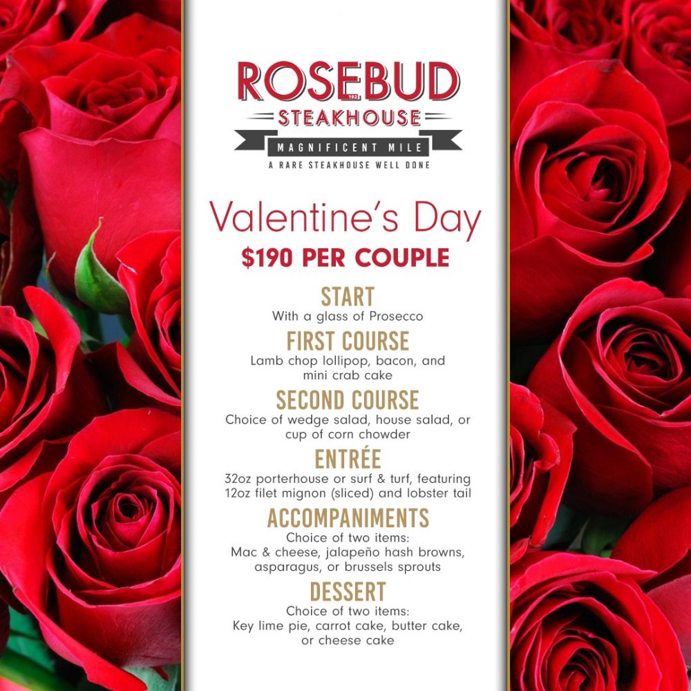 Rosebud Steak - Valentines Day